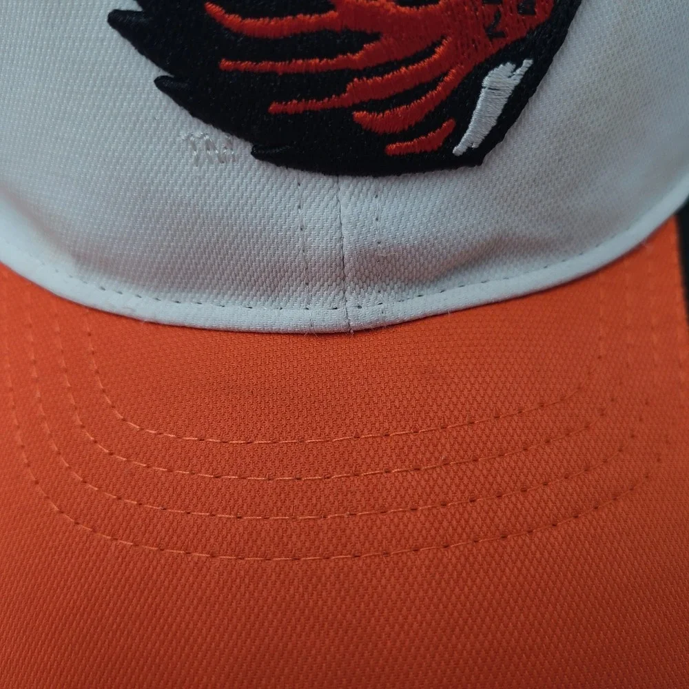 Youth Oregon State Beavers Hat Fitted Mesh Nike White Orange Black NCAA Dri-Fit